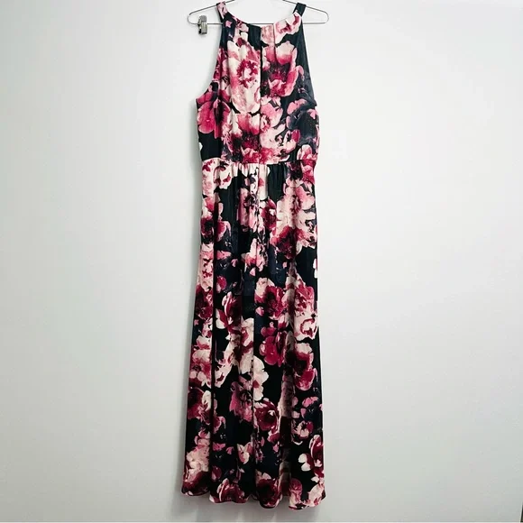 Purple Floral Gown - Picture 2 of 6